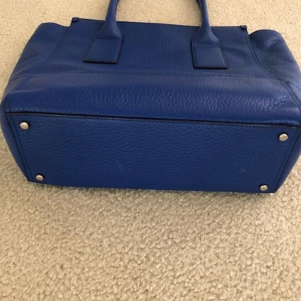 GORGEOUS Kate Spade Blue Leather Tote Bag! - Picture 5 of 8